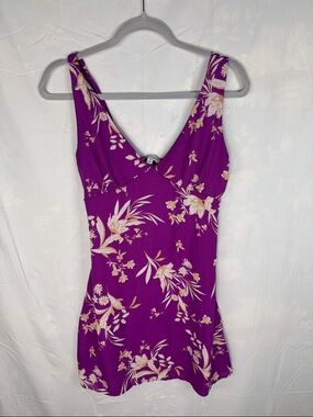 Rolla Coster Purple Floral Mini Dress